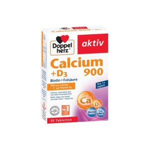 Aktiv Calciu 900 mg + D3 + Biotina + Acid folic