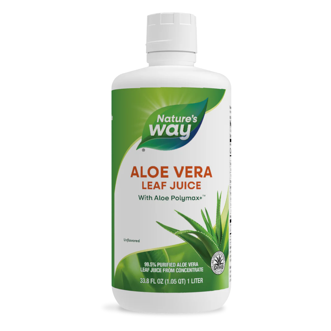 Aloe Vera Gel & Juice with Aloe PolyMax Natures Way