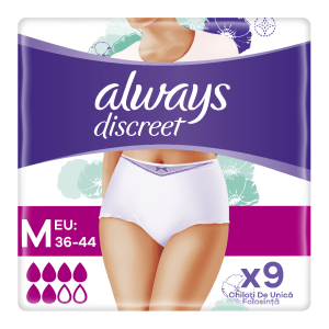 Always Discreet Pants Chiloti pentru incontinenta urinara