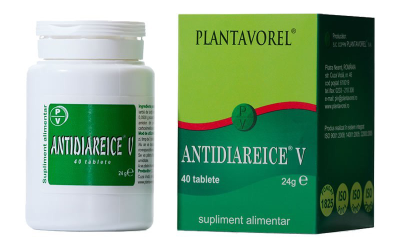 Antidiareice V, 40 tablete – Soluția pentru disconfortul intestinal