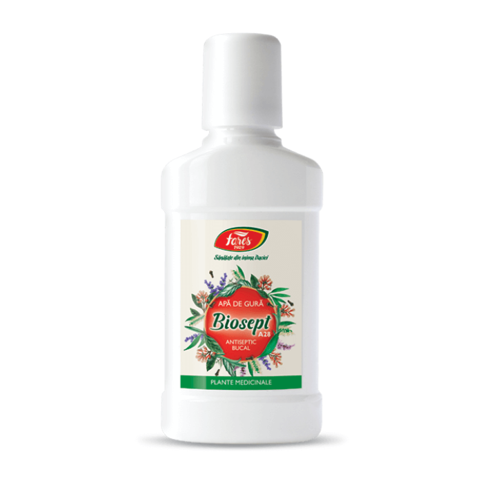 Apa de gura Biosept, 250 ml, Fares, FARES – ofertă, preț și specificații