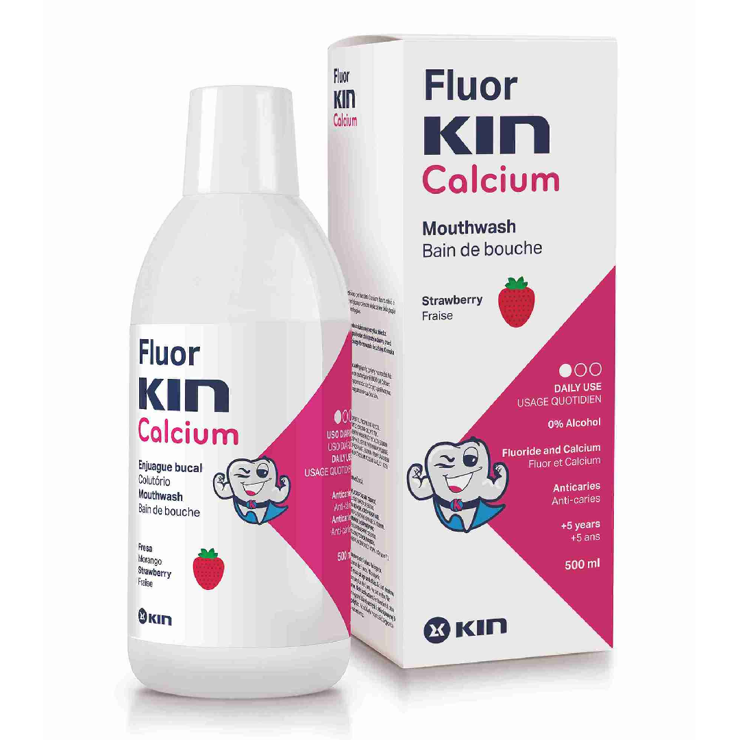 Apa de gura pentru copii cu aroma de capsuni