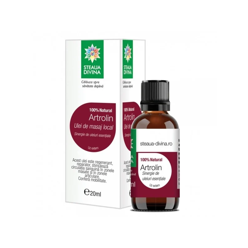 Artrolin ulei de masaj, 20 ml, Steaua Divina, STEAUA DIVINA – ofertă, preț și specificații