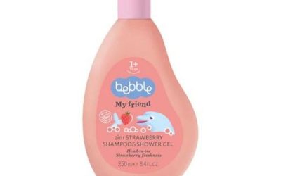 Bebble My Friend Șampon și Gel 2 în 1 Căpșună – 250 ml