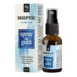 BiSeptol Spray de Gura cu Aloe Vera