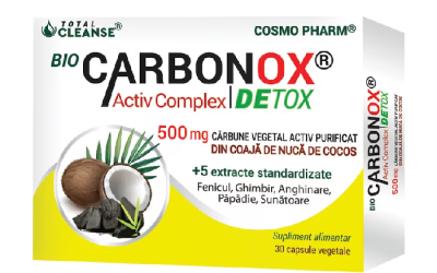 Bio Carbonox Activ Complex Detox – Supliment Natural pentru Digestie