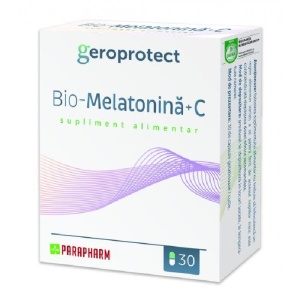 Bio-Melatonina+C, 30 capsule, Parapharm, PARAPHARM