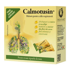 Calmotusin Drops cu miere si eucalipt