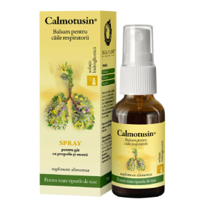 Calmotusin spray cu propolis si menta
