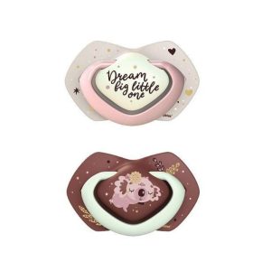 Canpol Babies Suzeta Simetrica de Silicon Sleepy Koala roz fosforescenta 22/658