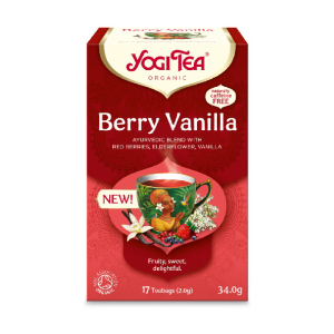 Ceai bio cu fructe de padure si vanilie