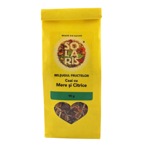 Ceai cu mere si citrice Belsugul Fructelor, 90g, Solaris, SOLARIS – ofertă, preț și specificații
