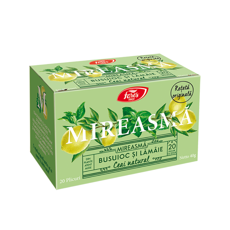 Ceai natural - mireasma busuioc si lamaie