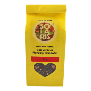 Ceai verde cu persici si trandafiri Gradina Iubirii