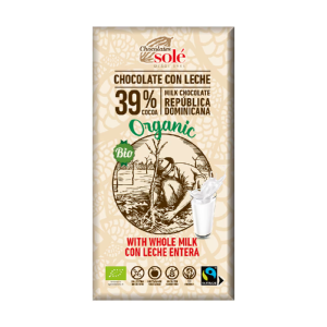 Ciocolata bio cu lapte