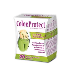 Colon Protect cu fibre naturale si gust de rodie