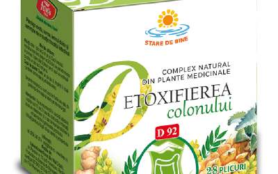 Complex Natural Detoxifierea Colonului D92 – Fares