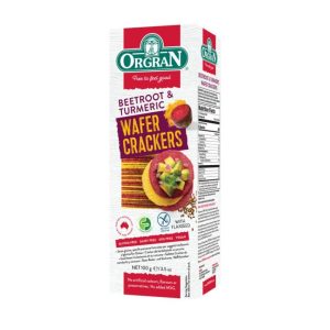 Crackers din sfecla cu turmeric fara gluten