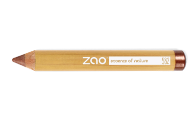 Creion de ochi Jumbo, 582 Pearly Brown, Zao – Frumusețe Organică