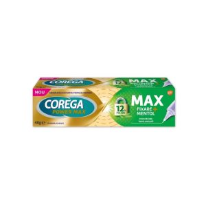 Crema adeziva pentru proteza dentara Max Fixare + Mentol Corega