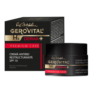 Crema antirid restructuranta SPF10 H3 Derma+ Premium Care