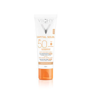 Crema colorata cu protectie solara pentru fata SPF50+ Capital Soleil
