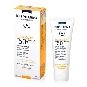 Crema cu protectie solara UVEBLOCK SPF 50+ Mineral