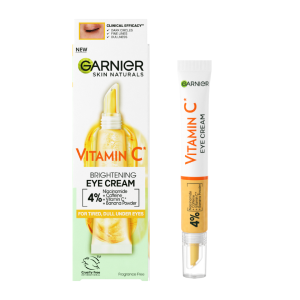 Crema de ochi cu efect de iluminare cu Vitamina C Skin Naturals, 15 ml, Garnier, GARNIER