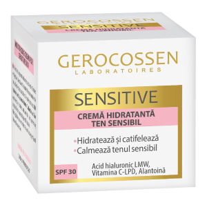 Crema hidratanta ten sensibil SPF30 Sensitive, 50 ml, Gerocossen, GEROCOSSEN – ofertă, preț și specificații