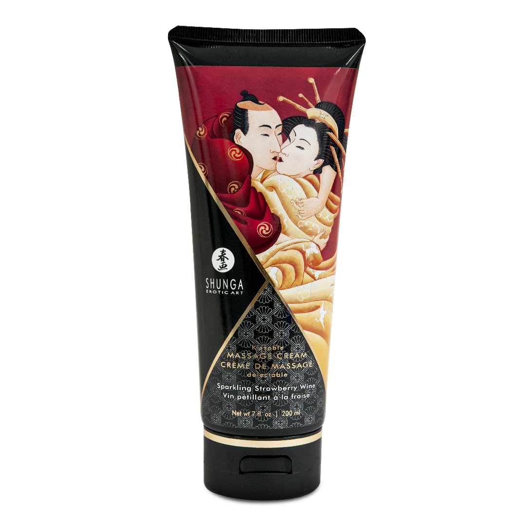 Crema masaj erotic Delectable Strawberry