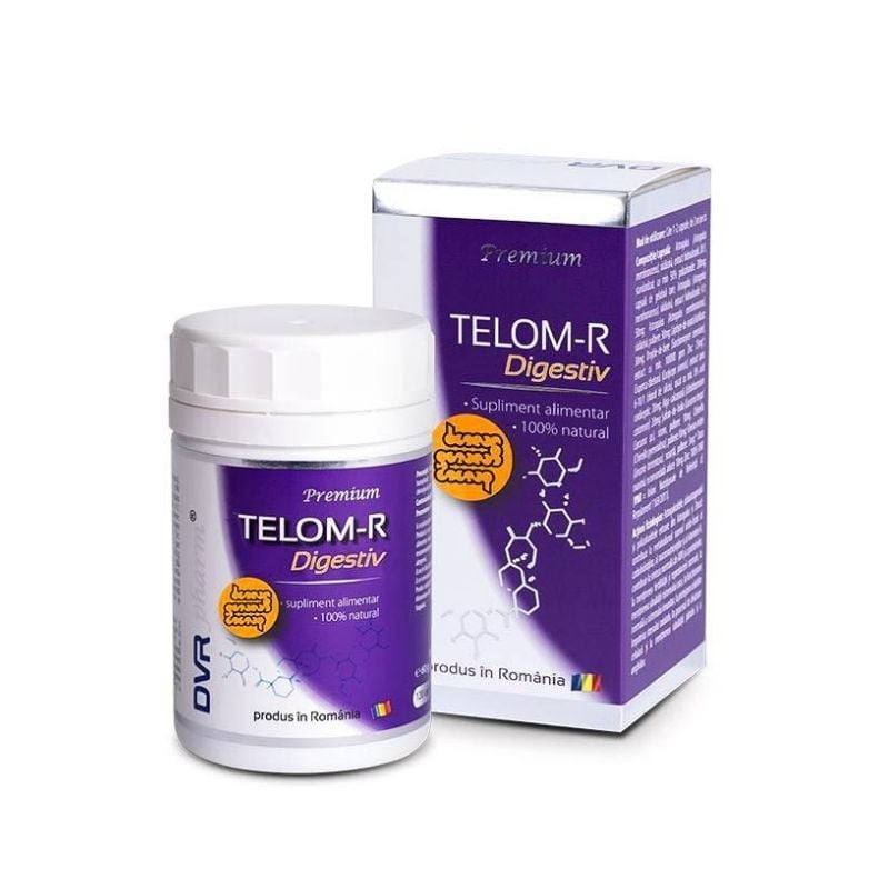 DVR Pharm Telom-R digestiv, 120 capsule, DVR PHARM – ofertă, preț și specificații