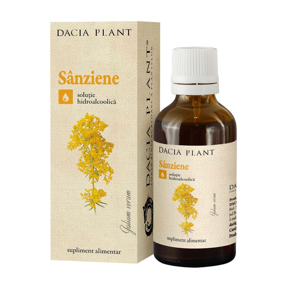 Dacia Plant Tinctura sanziene 50ml, DACIA PLANT – ofertă, preț și specificații