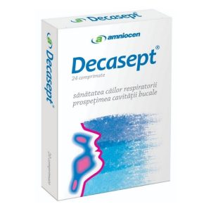 Decasept, 24 comprimate, Amniocen, DECASEPT – ofertă, preț și specificații