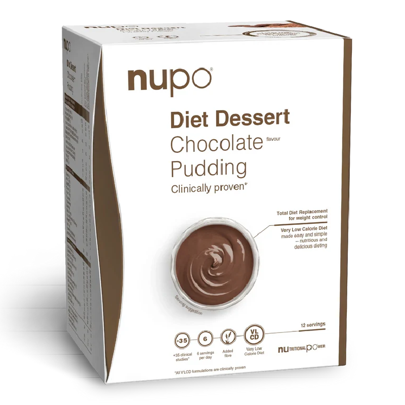Desert Budinca de ciocolata, 12 portii, Dieta Nupo, NUPO – ofertă, preț și specificații
