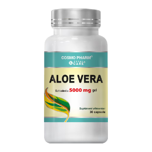 Extract de Aloe Vera 25mg, 30 capsule, Cosmopharm, COSMO PHARM – ofertă, preț și specificații