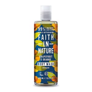 Faith in Nature Gel de dus energizant cu grapefruit si portocala