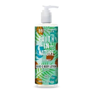 Faith in Nature Lotiune vegana hidratanta pentru corp si maini cu cocos