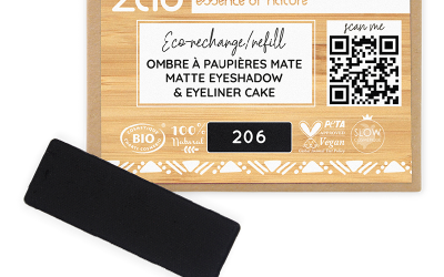 Fard de pleoape mat 206 Black, Zao – Machiaj Organic