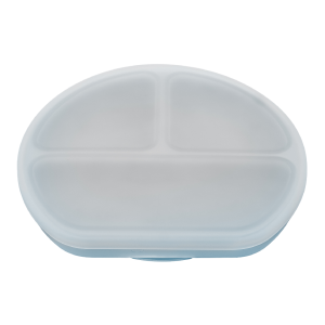 Farfurie din silicon cu capac