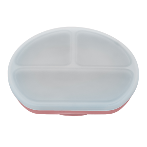 Farfurie din silicon cu capac