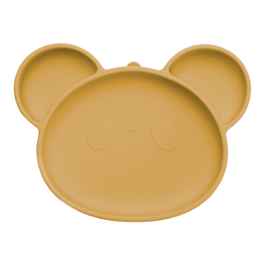 Farfurie din silicon cu ventuza Panda