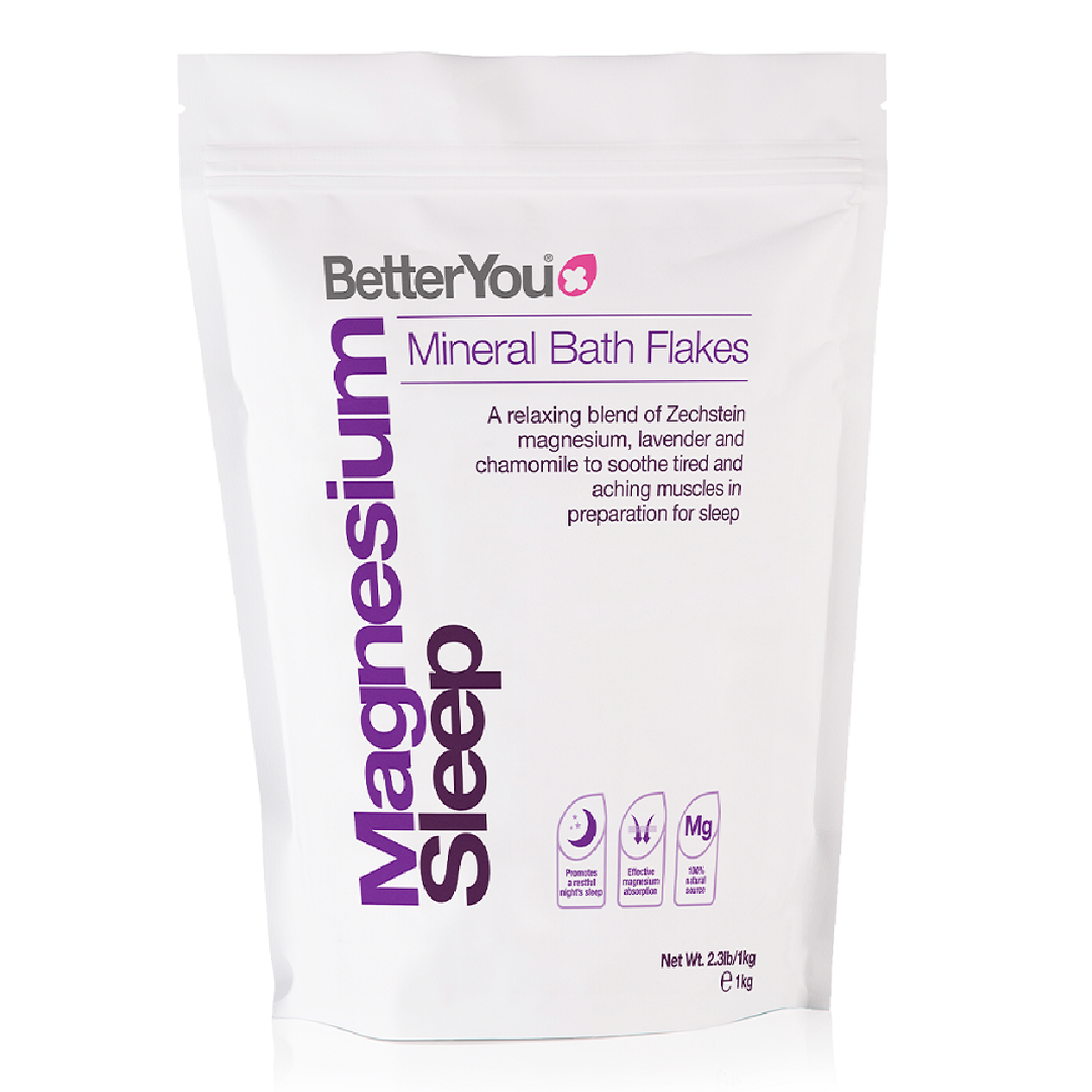 Fulgi de baie cu magneziu pentru somn odihnitor