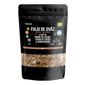 Fulgi de ovaz fini fara gluten cu scortisoara Bio