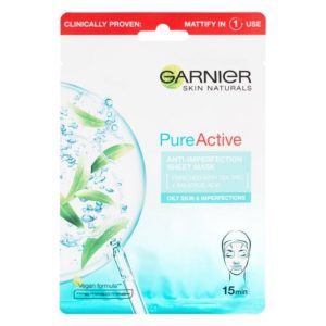 Garnier Pure Active masca servetel anti-imperfectiuni + arbore de ceai