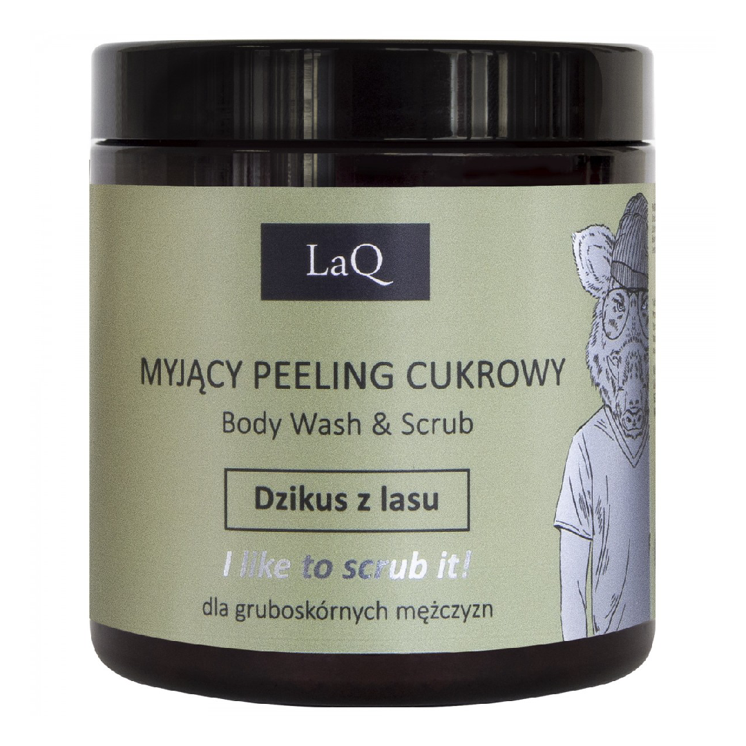 Gel de dus si peeling pentru barbati Wild Boar