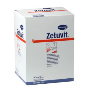 HartMann Zetuvit comprese absorbante sterile 10×10 cm