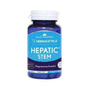Hepatic stem, 60 capsule, Herbagetica, HERBAGETICA – ofertă, preț și specificații