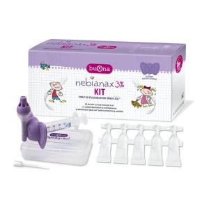 Kit Solutie salina hipertonica 3% cu acid hialuronic + Pulverizator Spray Sol