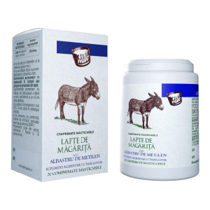 Lapte de magarita cu albastru de metilen