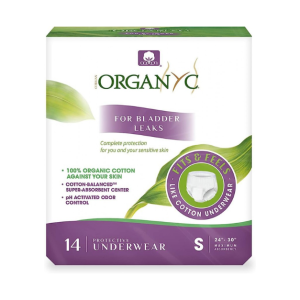 Lenjerie intima de protectie pentru incontinenta urinara, 14 bucati, marimea M, Organyc, ORGANYC – ofertă, preț și specificații